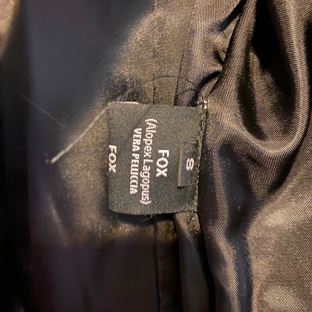 Multicolor Sectioned Fox Fur Jacket - image 7